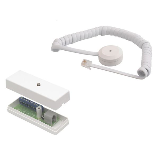 Alarmtech GD 375-SJ Glaskrossdetektor med spiralkabel, 4-polig