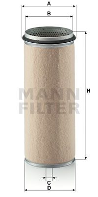 Sekundärluftfilter MANN-FILTER CF 1610