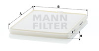 Kupéfilter MANN-FILTER CU 2326