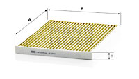Kupéfilter MANN-FILTER FP 2243