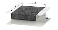Kupéfilter MANN-FILTER CUK 1820-2