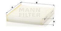 Kupéfilter MANN-FILTER CU 2145