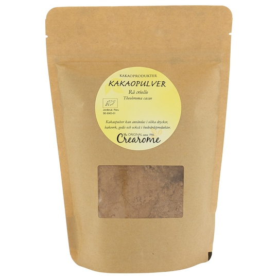 Crearome Ekologiskt Kakaopulver Rå Criollo, 300 g
