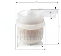 Bränslefilter MANN-FILTER WK 42/10