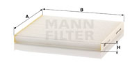 Kupéfilter MANN-FILTER CU 23 011