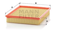 Luftfilter MANN-FILTER C 2598