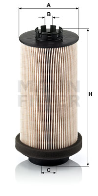 Bränslefilter MANN-FILTER PU 999/1 x