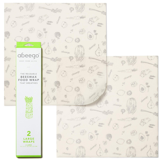 Abeego Beeswax Food Wrap - Naturligt Folie Large