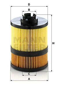 Oljefilter MANN-FILTER HU 9002 z