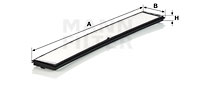 Kupéfilter MANN-FILTER CU 6724