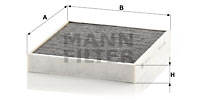 Kupéfilter MANN-FILTER CUK 26 010