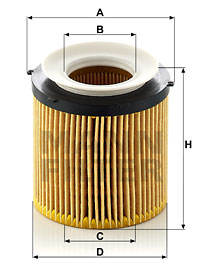 Oljefilter MANN-FILTER HU 8002 y