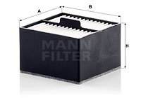 Bränslefilter MANN-FILTER PU 911