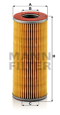 Oljefilter MANN-FILTER H 712 k