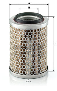Luftfilter MANN-FILTER C 1396