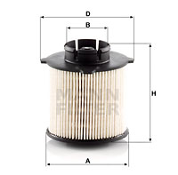 Bränslefilter MANN-FILTER PU 9001 x