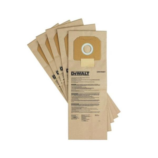 Dewalt DWV9401 Dammsugarpåse 5-pack