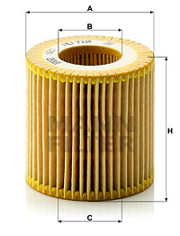 Oljefilter MANN-FILTER HU 710 x