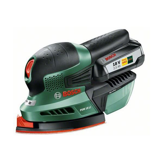 Bosch DIY PSM 18 LI Multislip med batteri och laddare