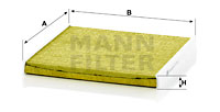 Kupéfilter MANN-FILTER FP 2131