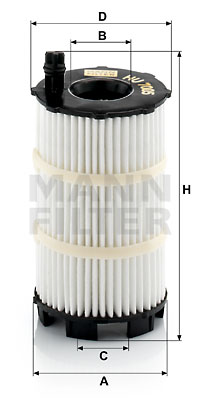Oljefilter MANN-FILTER HU 7005 x