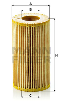 Oljefilter MANN-FILTER HU 718/1 n