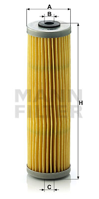 Bränslefilter MANN-FILTER P 46/1