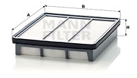 Luftfilter MANN-FILTER C 2542