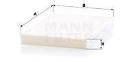 Kupéfilter MANN-FILTER CU 31 003