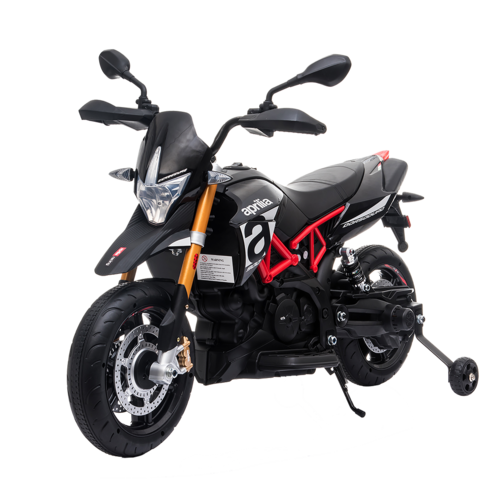 Nordic Play Speed Aprilia Mc Dorsoduro 900 12v Elbil För Barn - Svart