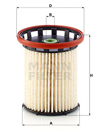 Bränslefilter MANN-FILTER PU 8021