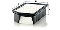Luftfilter MANN-FILTER C 26 014