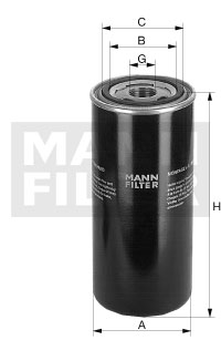 Oljefilter MANN-FILTER W 12 205/1