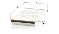 Kupéfilter MANN-FILTER CU 3020