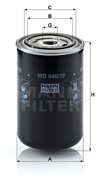Oljefilter MANN-FILTER WD 940/19