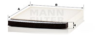 Kupéfilter MANN-FILTER CU 2855