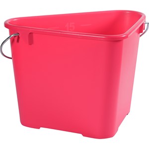Foder- och Vattenhink Trican rosa, 17 l