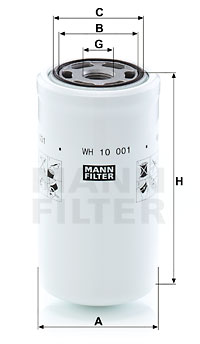 Hydraulikfilter, automatväxel MANN-FILTER WH 10 001