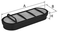 Sekundärluftfilter MANN-FILTER CF 2120