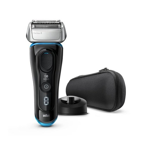 Braun Series 8 8345s Rakapparat - Svart/silver