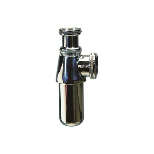 Purus 8081085 Pungvattenlås 32 mm x G32, krom