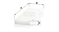 Kupéfilter MANN-FILTER CU 24 012-2