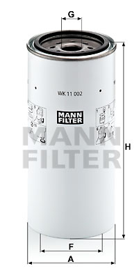 Bränslefilter MANN-FILTER WK 11 002 x