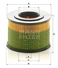 Luftfilter MANN-FILTER C 1233