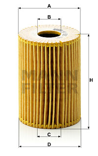 Oljefilter MANN-FILTER HU 825 x