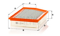 Luftfilter MANN-FILTER C 27 047