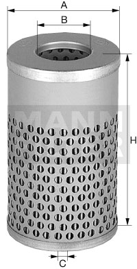 Filter, drifthydraulik MANN-FILTER H 617 n