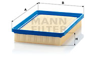 Luftfilter MANN-FILTER C 2676