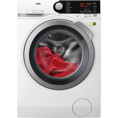 Aeg L8fsk865e2 Frontmat. Tvättmaskiner - Vit