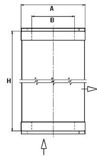 Filter, tryckluft MANN-FILTER LE 3005